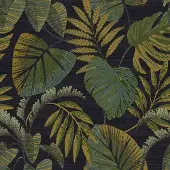 Wow Vliestapete "Botanische Nacht" geprägt FSC zertifiziert, mit lebhaftem Druck, 10 Meter Länge