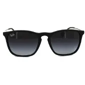 Ray-Ban - Lifestyle-Sonnenbrillen - Chris Matte Rubber Black Light Grey Gradient Dark Grey - schwarz