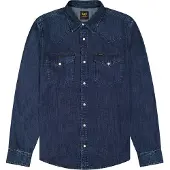 Lee Jeanshemd "REGULAR WESTERN", Herren, Gr. 4XL, N-Gr, blau (rinse), Denim/Jeans, Obermaterial: 100% Baumwolle, regular fit, Hemden Jeanshemd