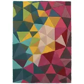 KADIMA DESIGN Läufer Wolle Bunt 60 x 230 cm - DERWENT