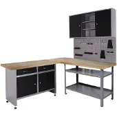 Ondis24 Werkstatt-Set 4 Stk. tlg. großes Eck-Set