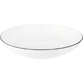 Seltmann Suppenteller "Lido Black Line" Teller rund 21 cm