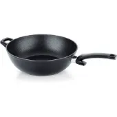 Fissler Wok "Adamant" Aluminium 1 Stk. tlg. induktionsgeeignet, kratzfeste Antihaft-Beschichtung, Made in Germany