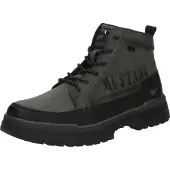 Mustang Schnürstiefel Grau in Gr. 45