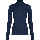 Hunkemoller Super Soft Shirt aus Kaschmir-Mix mit Rollkragen Blau