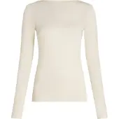 Hunkemoller Super Soft Shirt aus Kaschmir-Mix mit U-Boot-Ausschnitt Weiß
