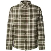 Pepe Jeans für Herren. PM3090819 Grünes Hemd von Clemen (XL), Lässig, Baumwolle, Langarm
