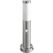 ETT Außenleuchte, Ø75x450mm, Edelstahl, IP44, Bewegungsmelder