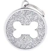My Family Shine Bone Glitter Satin Haustiermarke