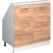 Vicco Dachschrägenschrank Rion Goldkraft Eiche mit 2 Türen, Model 56174