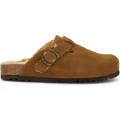 Scholl Clog Fae New Suede Damen Taupe-Schuhgröße 38
