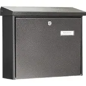 Burg wachter Briefkasten Journal, Stahlblech, Einwurf DIN C4, abschließbar, Eisen
