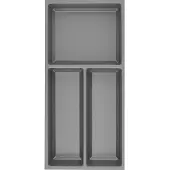 Agoform Besteck Organizer Sky Besteckeinsatz 220x53x473mm schiefgrau Kunststoff