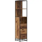 vidaXL Badezimmermöbel-Set Altholz 35 x 37,5 x 166 cm Holzwerkstoff