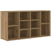 vidaXL Schuhbank Artisan-Eiche 103 x 30 x 54,5 cm Holzwerkstoff