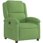 vidaXL Relaxsessel Hellgrün Samt