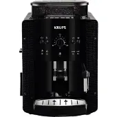 Krups EA 8108 Vollautomatische Espressomaschine, Kunststoffgehäuse, Zeitschaltuhr, Integriertes Mahlwerk, Milchaufschäumer, Wasserfilter