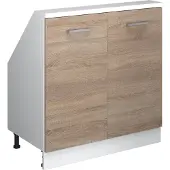 Vicco Dachschrägenschrank Rion Sonoma mit 2 Türen, Model 56179