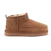 Warmbat Stiefeletten Durack Suede Stitch Damen Cognac-Schuhgröße 40