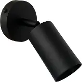 Bamyum Champion Wandleuchte Schwarz Metall 8 x 17 cm, Wandleuchte Innen Schwarz, Wohnzimmer Wandlampe, Wandleuchte Innen Vintage, Wandlampe Vintage - Schwarz