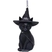Nemesis Now Purrah Hexenkatze Weihnachtskugel 11cm