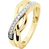 Diadema - Ring - Prestige Jewelery - Diamanten - Gelbgold