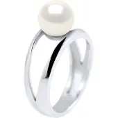 Diadema - Ring in Weißgold - Echte Süßwasserperlen