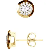Diadema - Ohrringe mit Diamanten - Gelbgold