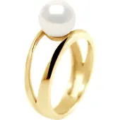 Diadema - Ring in Gelbgold - Echte Süßwasserperlen