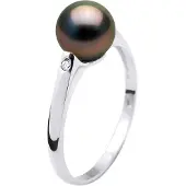 Diadema - Ring - Diamanten - Tahiti-Perle - Weißgold