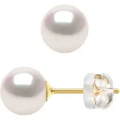 Diadema - Ohrringe - Gelbgold und japanische Akoya-Zuchtperle