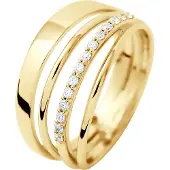 Diadema - Ring - Prestige Jewelery - Diamanten - Gelbgold