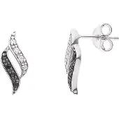 Diadema - Ohrringe - Weiß & Schwarz - Love Jewelry Kollektion