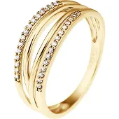 Diadema - Ring - Diamanten - Gelbgold