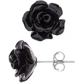 Diadema - Ohrringe - Schwarze Rose - Love Jewelry Kollektion