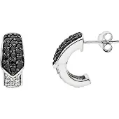 Diadema - Ohrringe - Schwarz & Weiß - Love Jewelry Kollektion
