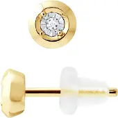 Diadema Diamant-Ohrstecker 0.020 0.50 Cts Cts Illusion Gelbgold
