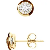 Diadema - Ohrringe mit Diamanten - Gelbgold