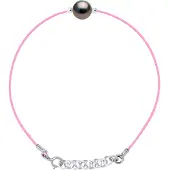 Diadema - Armband - Rosa Nylon - Tahiti-Perle