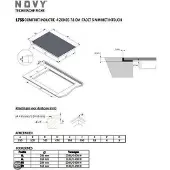 NOVY Inductie Comfort, Schwarz, Integriert, Zonen-Induktionskochfeld, Glas, 4 Zone(n), 4 Zone(n)
