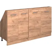 Vicco Dachschrägenschrank-Set Rion Goldkraft Eiche 2er Set, Model 56005