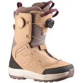 Salomon Snowboard - Snowboard Boots - Vista Dual Boa Tan/Deep Taupe/Port für Damen aus Wolle - Größe 40,5 - Braun