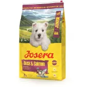 Josera Duck and Salmon Junior Mini für Entwicklung von Welpen kleiner Rassen 2x10 kg