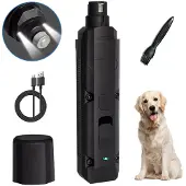 INF Elektrischer Krallenschleifer für Hunde Schwarz
