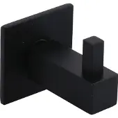 Technik Team Mantelhaken Tikal mit Platte 35x35mm, T 41mm Edelstahl schwarz matt