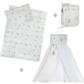 Roba Kinderbettgarnitur 4-teilig Woodland Buddies