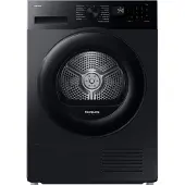 Samsung 9 kg Trockner DV5000D mit Optimal Dry, , Freistehend, Frontlader, Wärmepumpe, Schwarz, Drehregler, Rechts