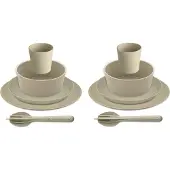 Koziol Kombiservice "Geschirr-Set, Service CONNECT SET HELSINKI" Made in Germany, 10 Teile, für 2 Personen