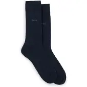 BOSS Zweierpack Business-Socken aus softer, kompakter Baumwolle Grösse 43-46