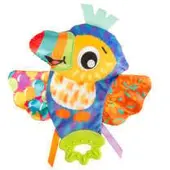 Playgro Crinkle Blankie Tamika Toucan Aktivitätsspielzeug, Babyspielzeug